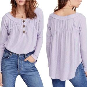 Free People | We The Free Must Have Henley Long Sleeve Tee